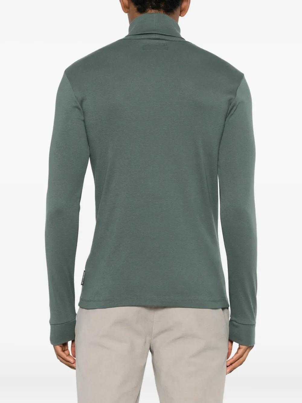 Marc O'polo Turtleneck Long-sleeve Top In Gray