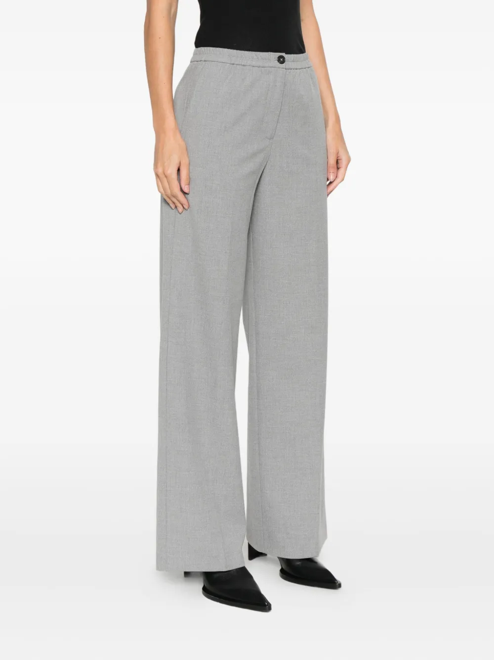 Marc O'Polo Broek met plooien Grijs