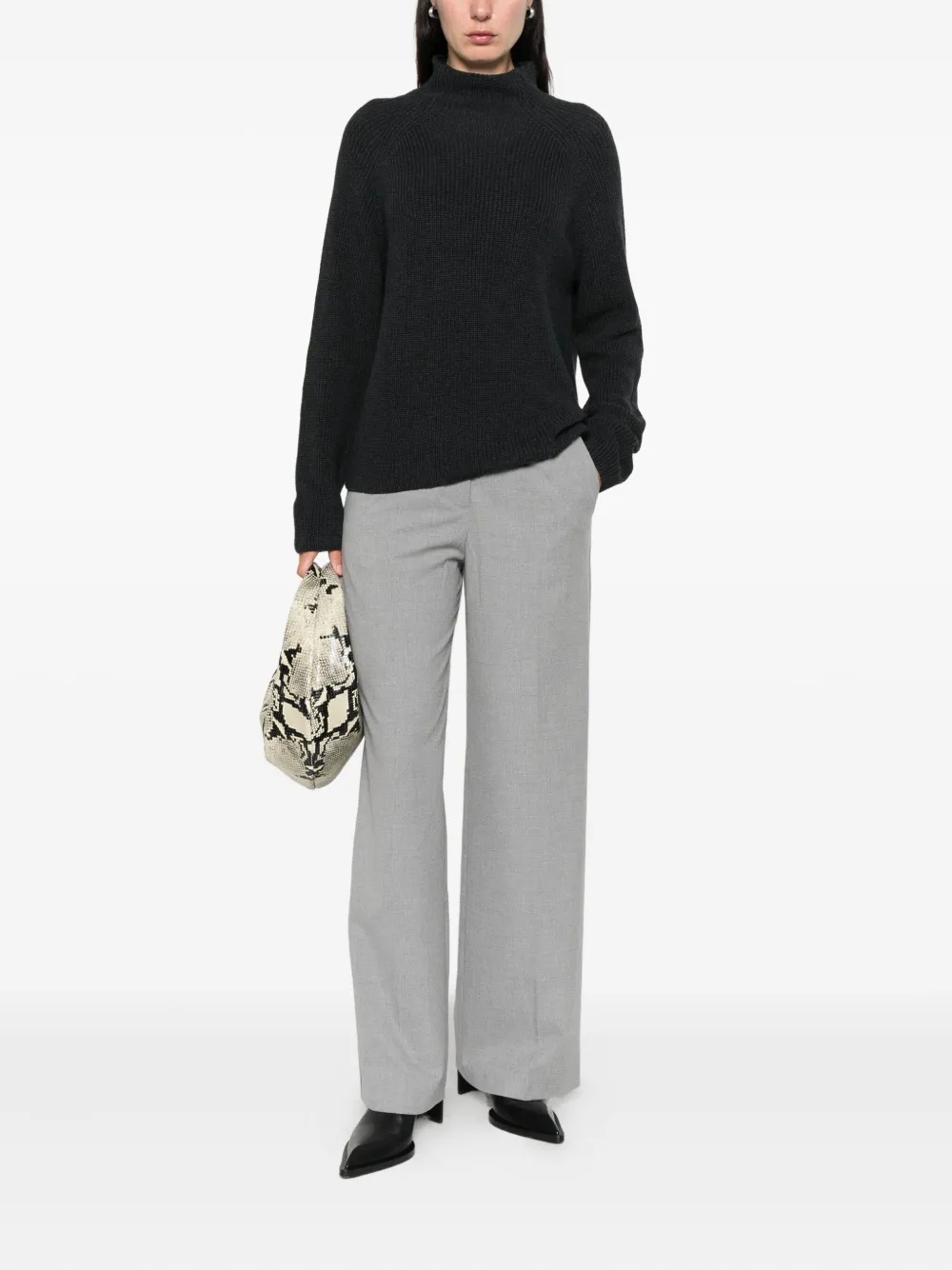 Marc O'Polo press-crease trousers - Grijs