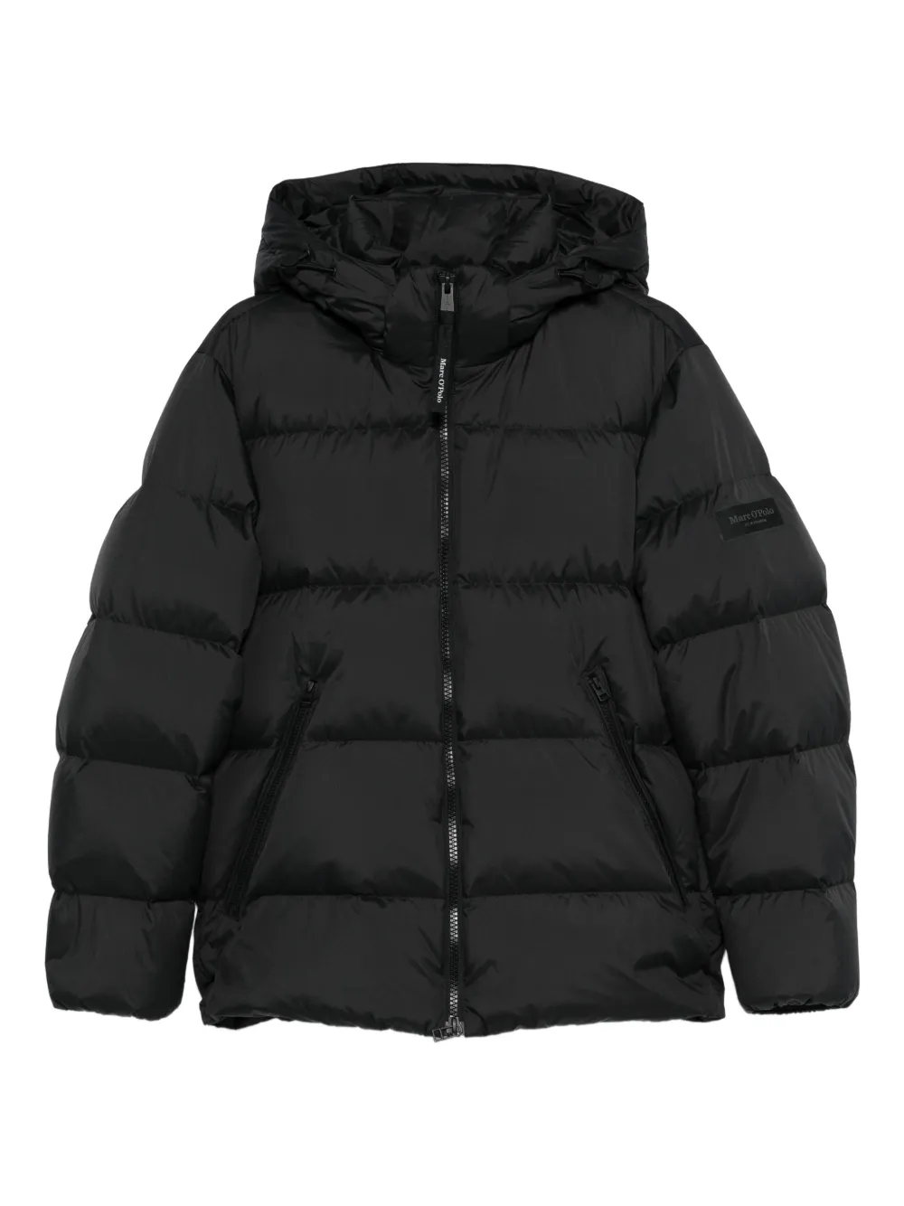 Marc O'Polo hooded padded jacket | Black | Image 1