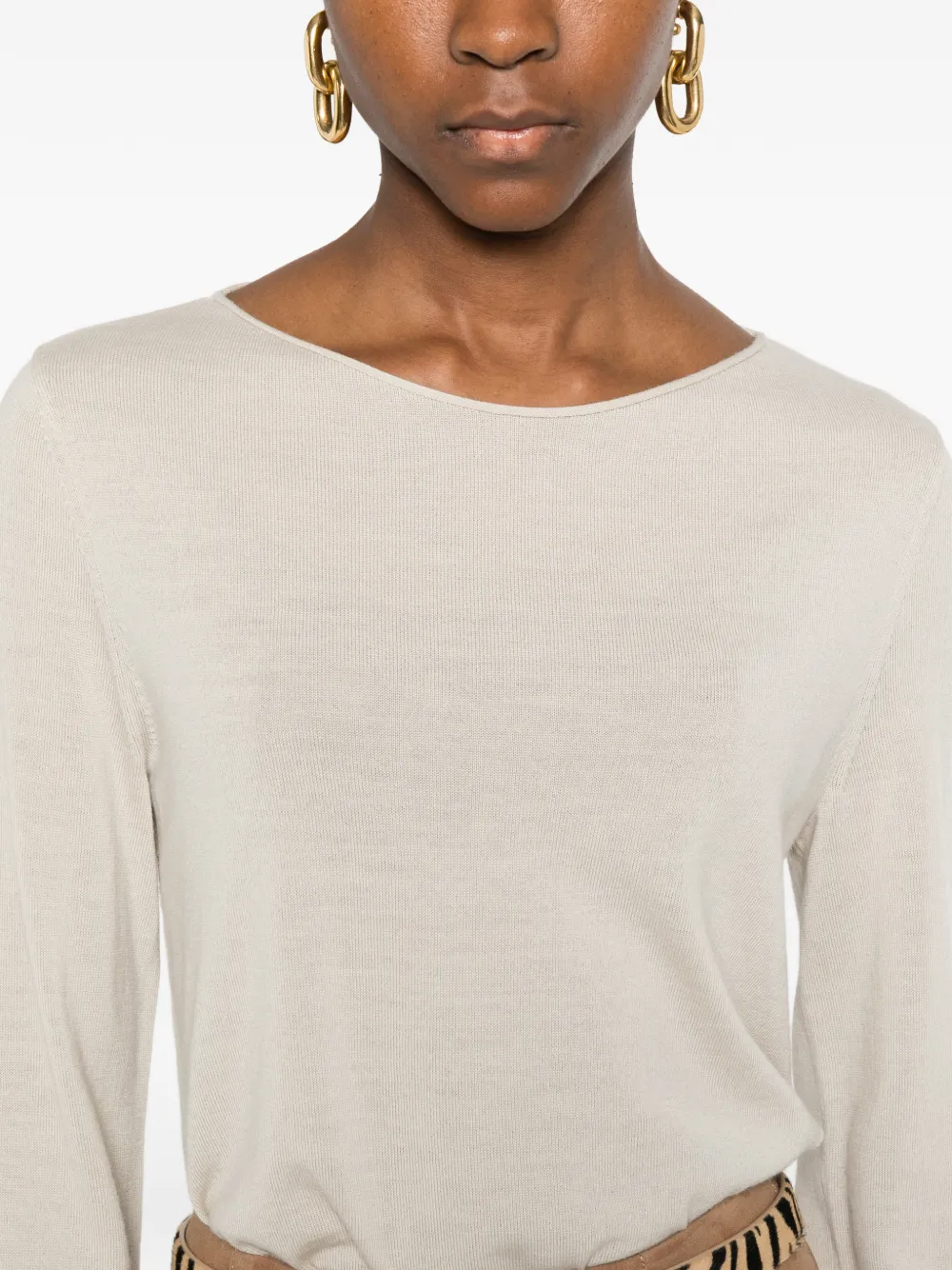 Marc O'polo Long-sleeve T-shirt In Neutral