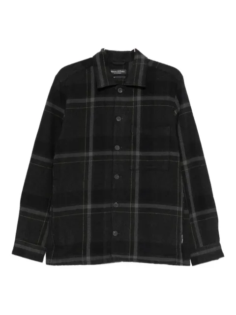 Marc O'Polo plaid pocket overshirt