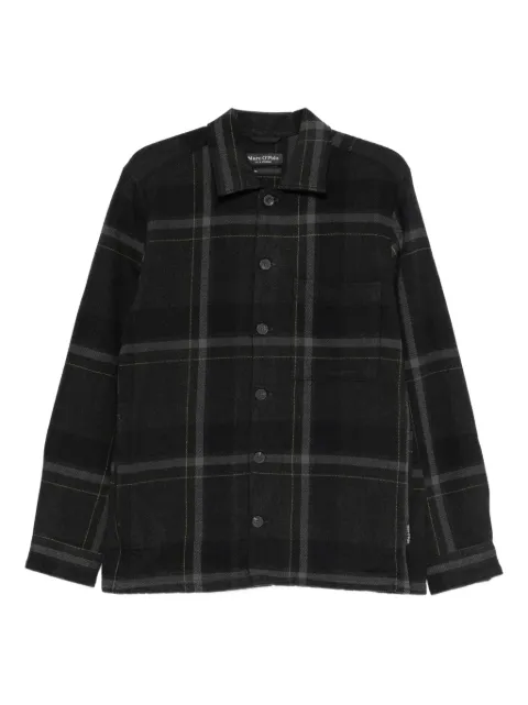 Marc O'Polo plaid pocket overshirt