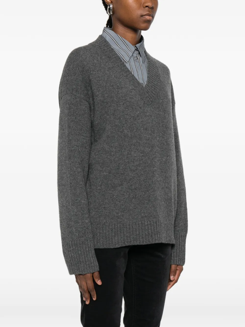  Marc O'polo V-neck Sweater - Grey 