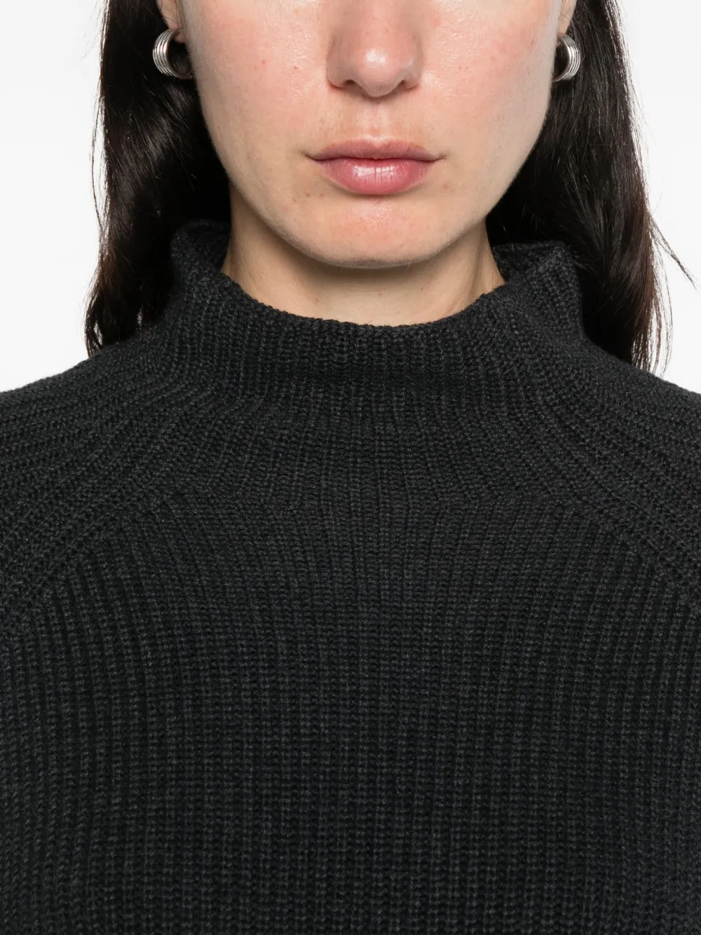 Marc O'Polo Trui met trechterhals Grijs