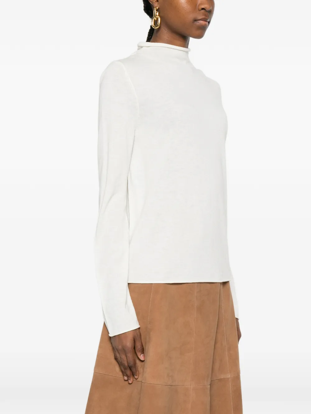 Marc O'polo Turtleneck T-shirt In White