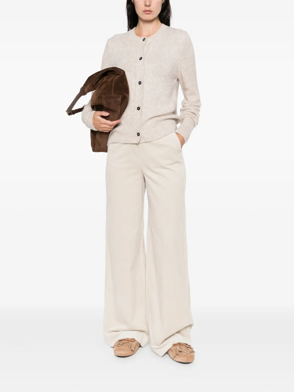 Marc O'Polo button corduroy trousers - Beige