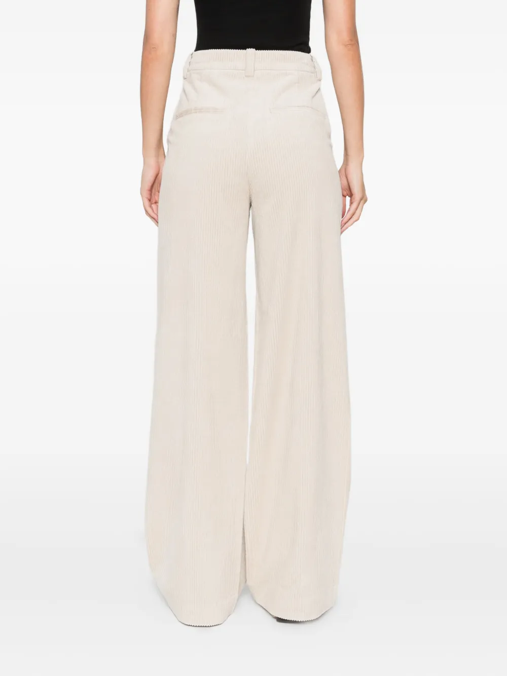Marc O'polo Button Corduroy Trousers In Neutral