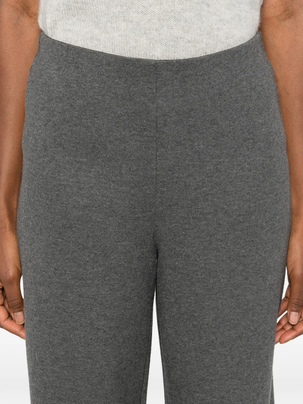 Marc O'Polo Broek met wijde pijpen Grijs