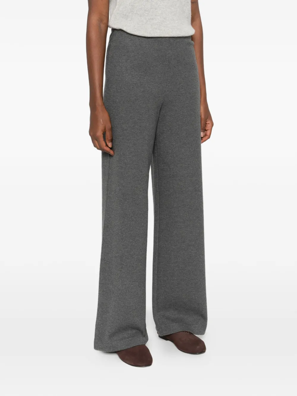 Marc O'Polo Broek met wijde pijpen Grijs