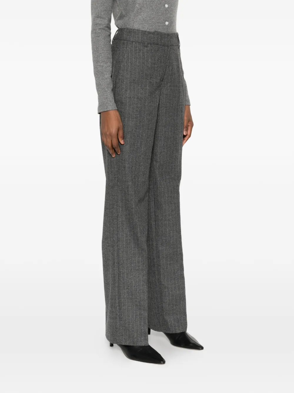 Marc O'Polo Gestreepte broek Grijs