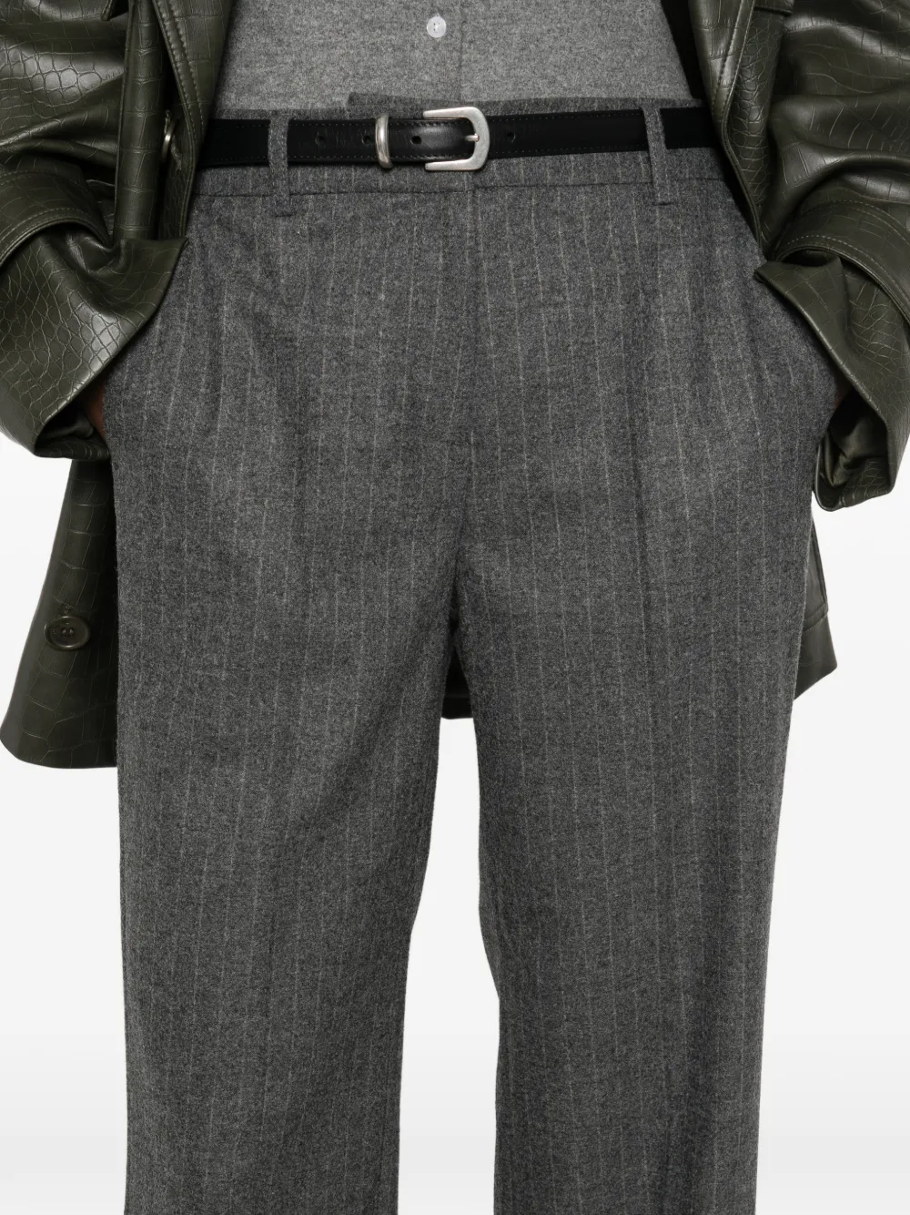 Marc O'Polo Gestreepte broek Grijs