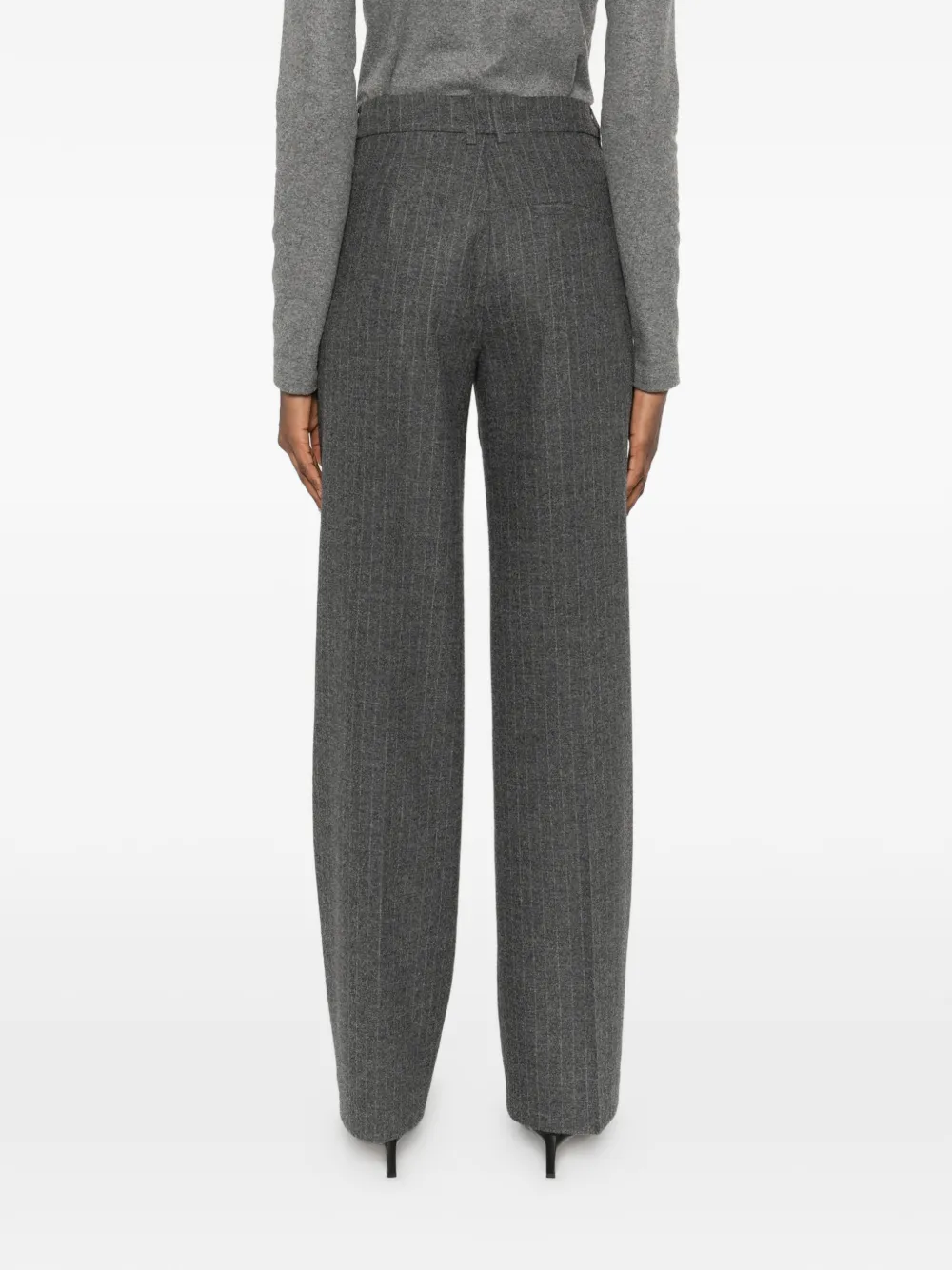 Marc O'Polo Gestreepte broek Grijs