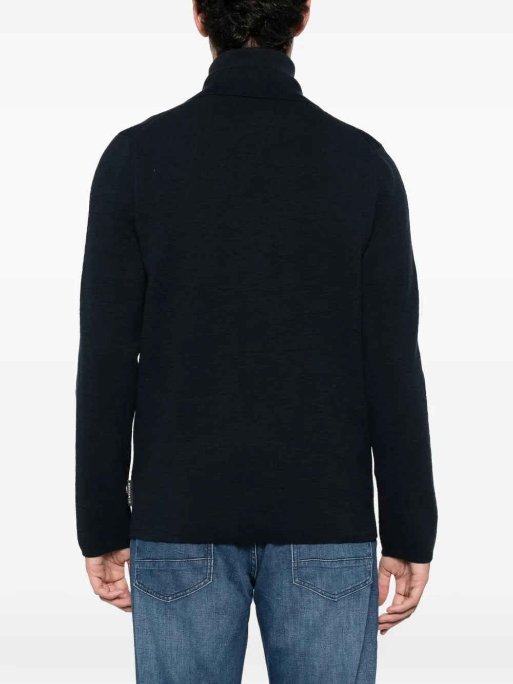 Marc O'Polo Vest met zak en knoop Blauw