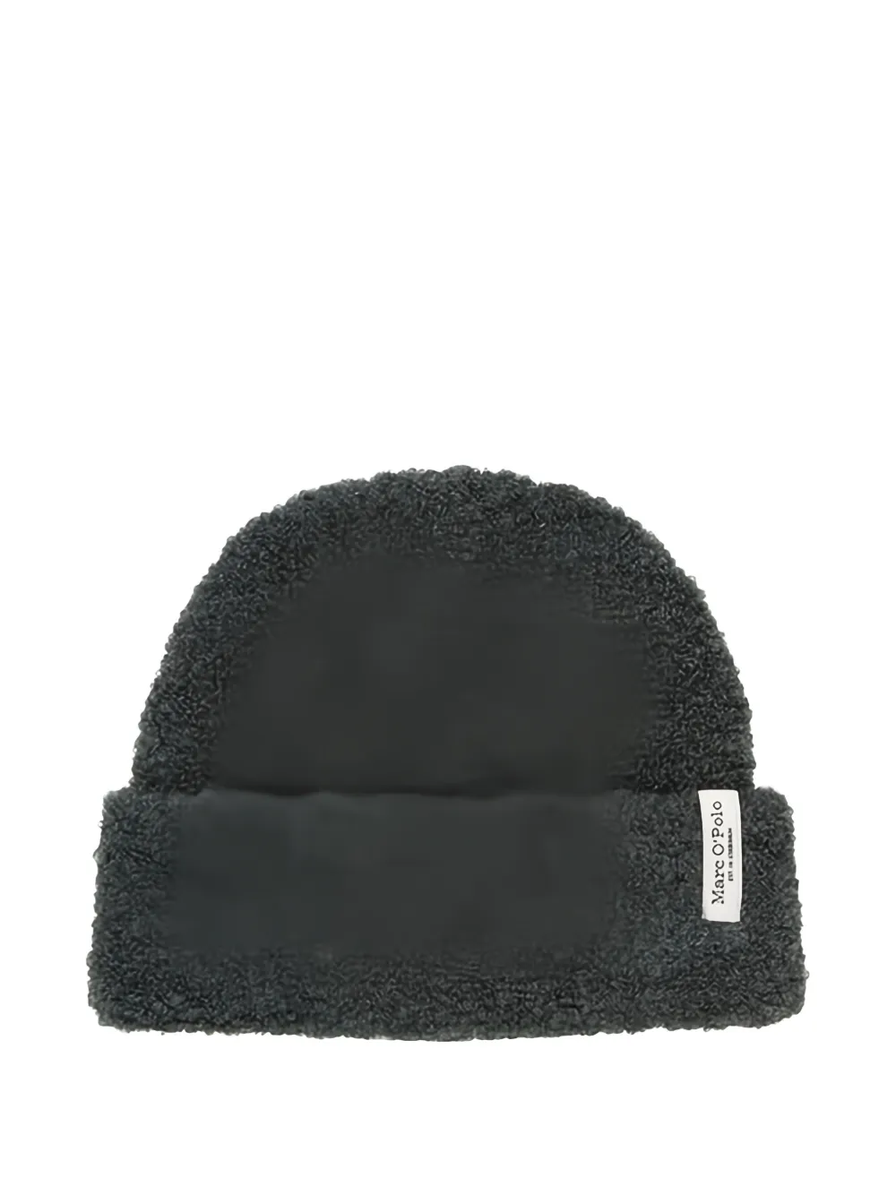 Marc O'Polo logo-patch beanie hat - Grigio
