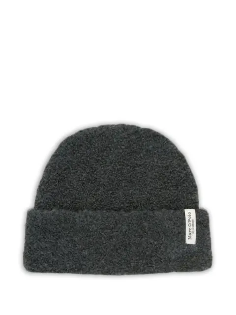 Marc O'Polo logo-patch beanie hat 