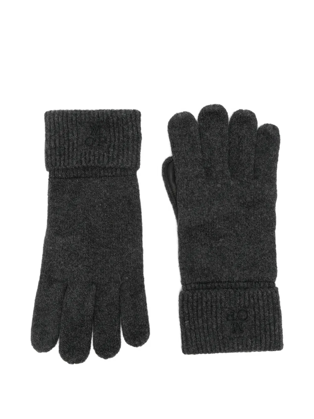 Marc O'Polo ribbed gloves | Grey | Image 1