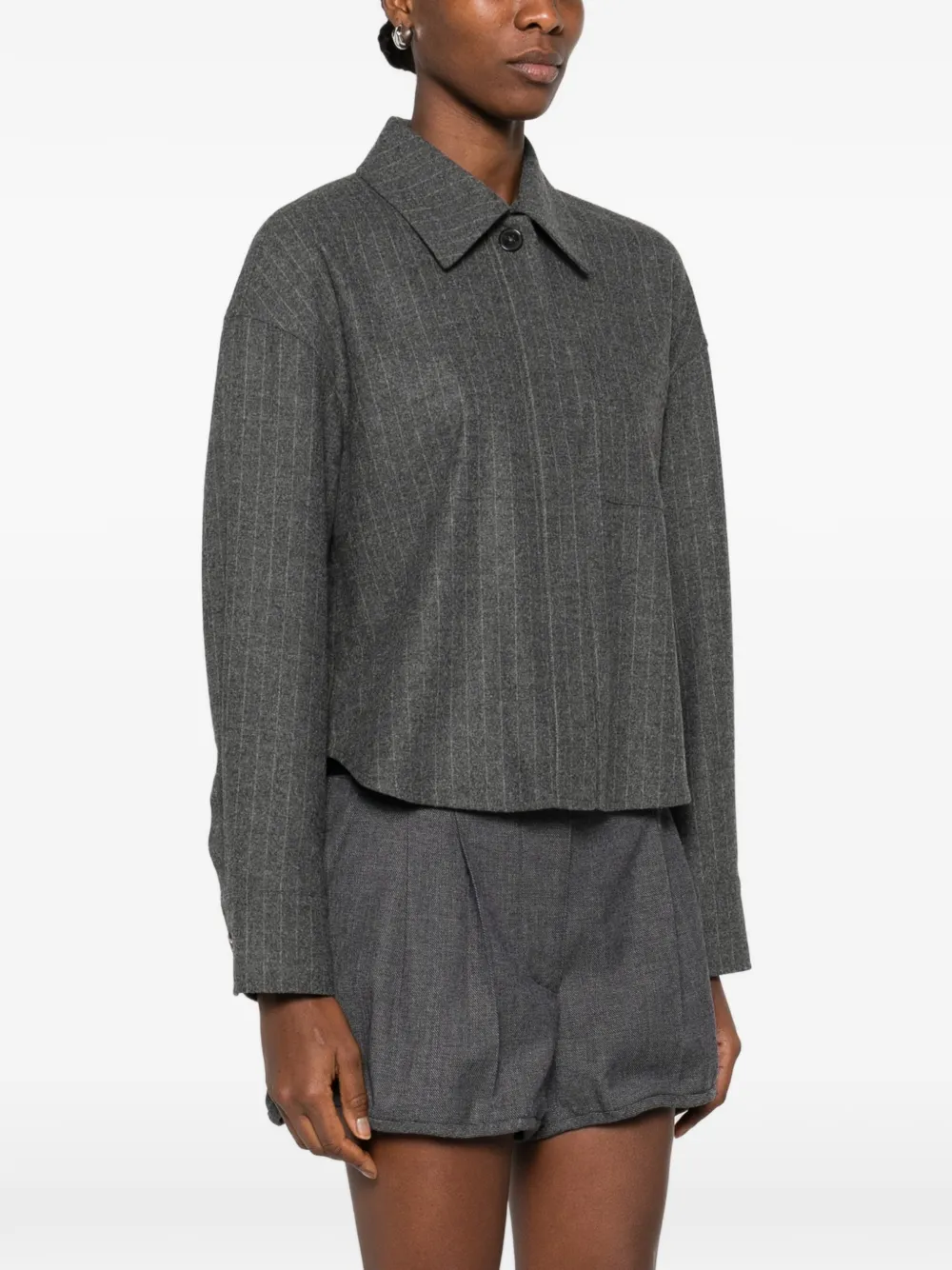  Marc O'polo Pinstripe Jacket - Grey 
