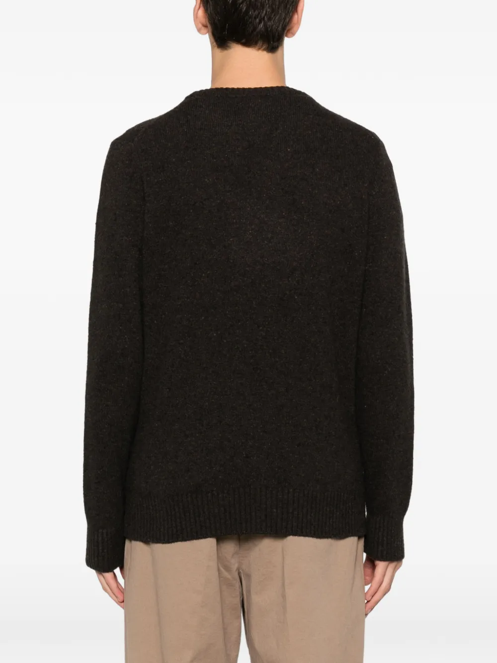 Marc O'Polo Trui met ronde hals Bruin
