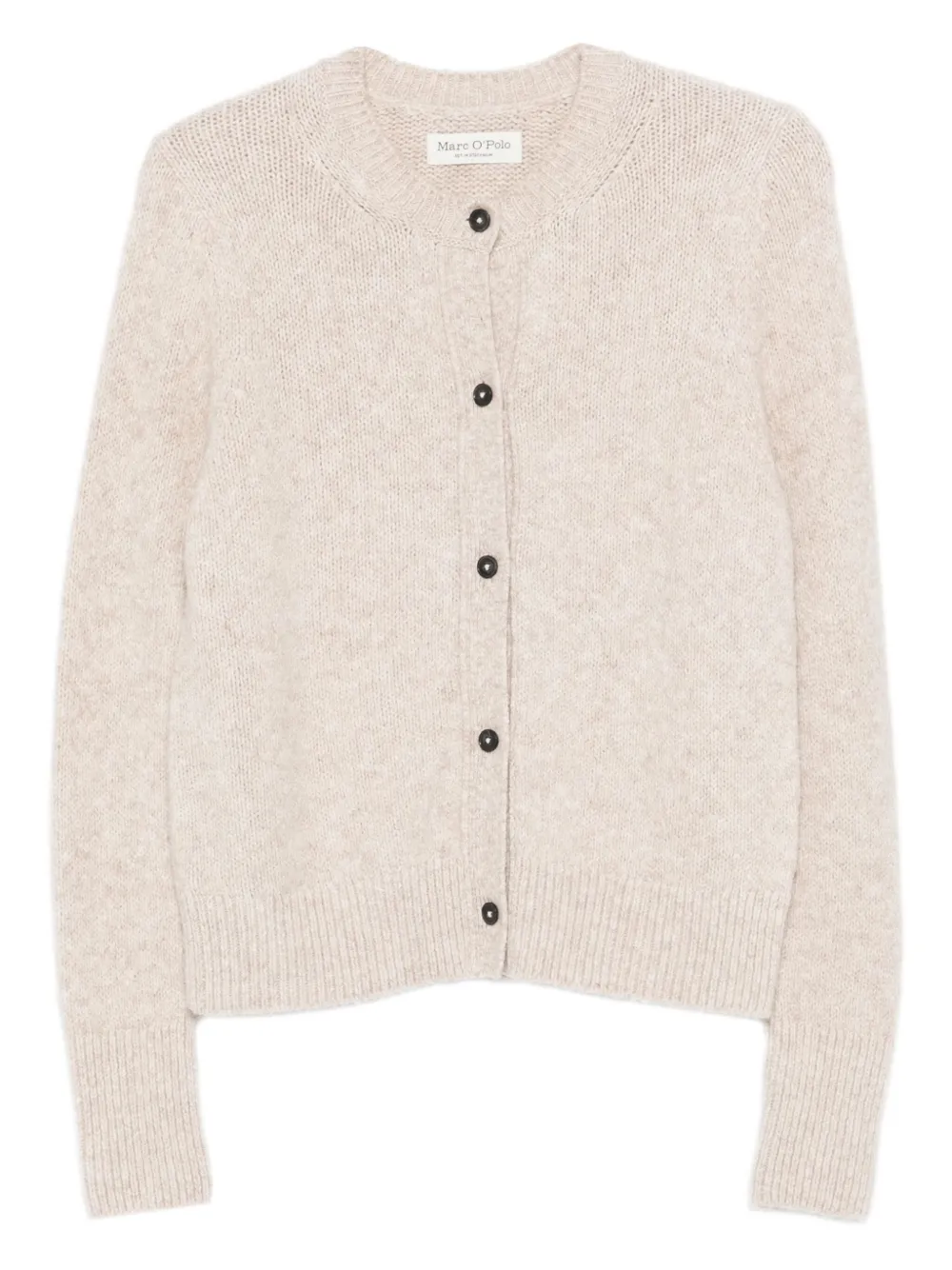 Marc O'polo Buttoned Cardigan In Neutral
