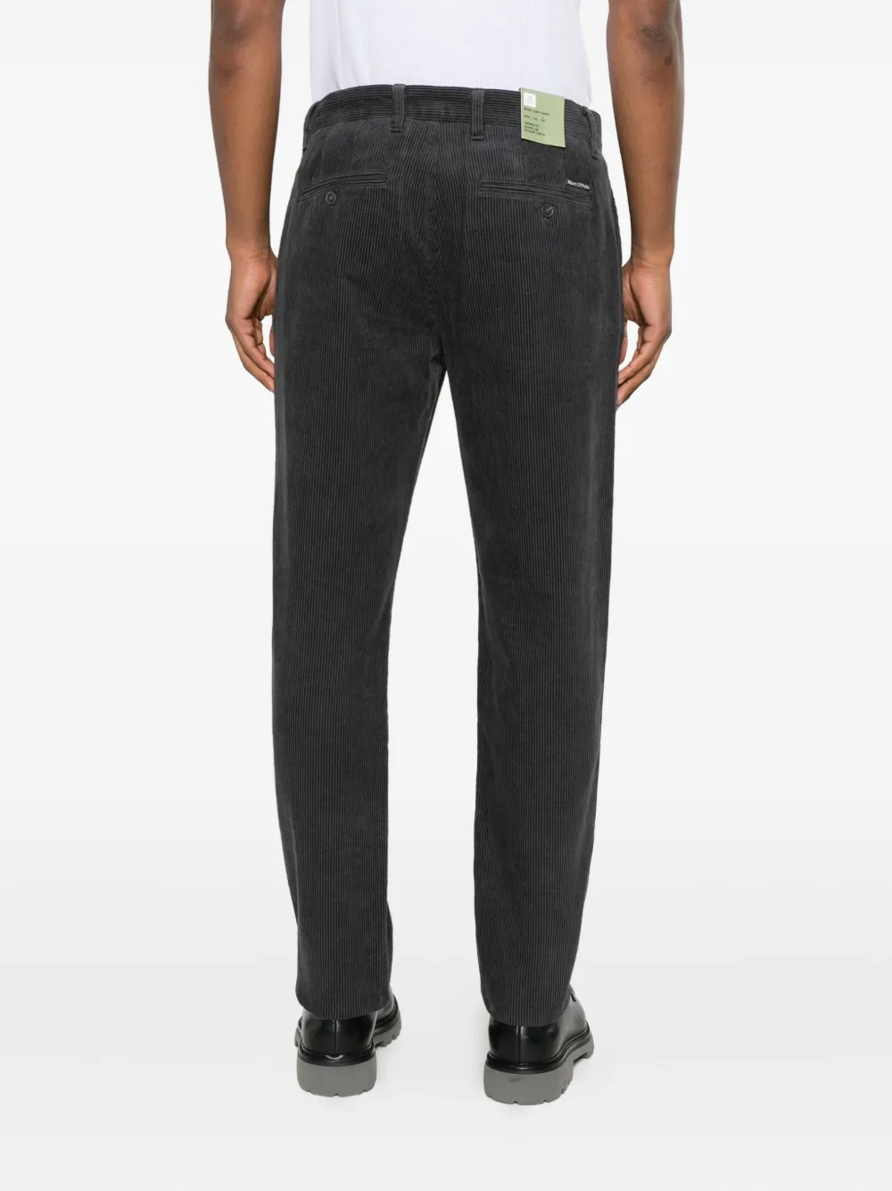 Marc O'polo Corduroy Cotton Trousers In Gray