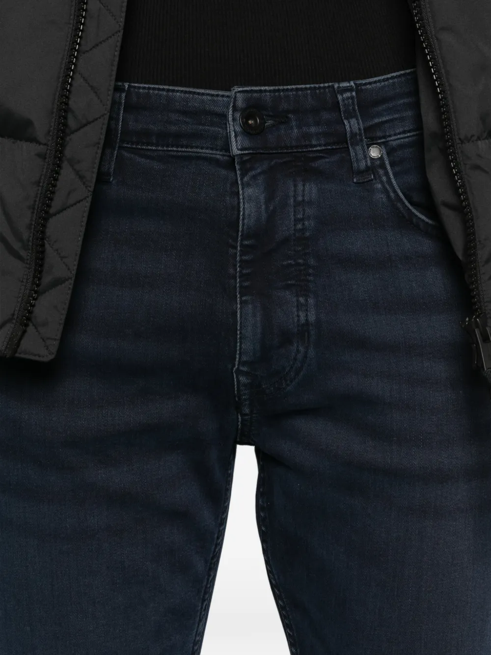 Marc O'Polo Jeans met riemlussen Blauw