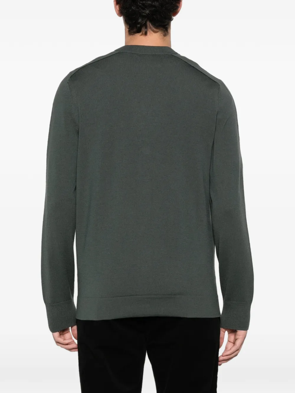 Marc O'Polo Vest met V-hals Groen