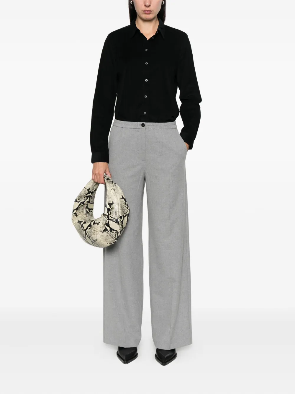 Marc O'polo Pinwale Corduroy Shirt In Black