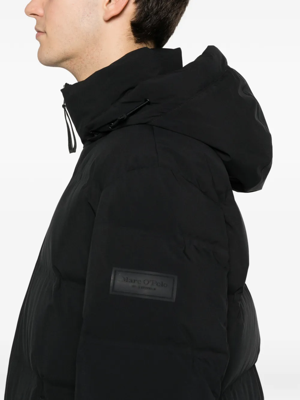 Marc O'polo X Function Mop Hooded Zip Coat In Black