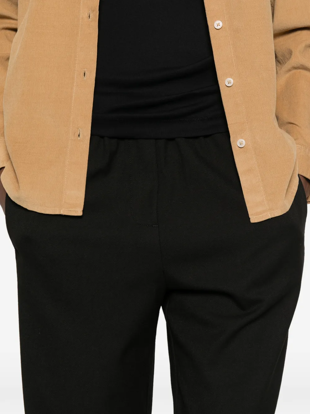 Marc O'Polo Trainingsbroek met elastische tailleband Zwart