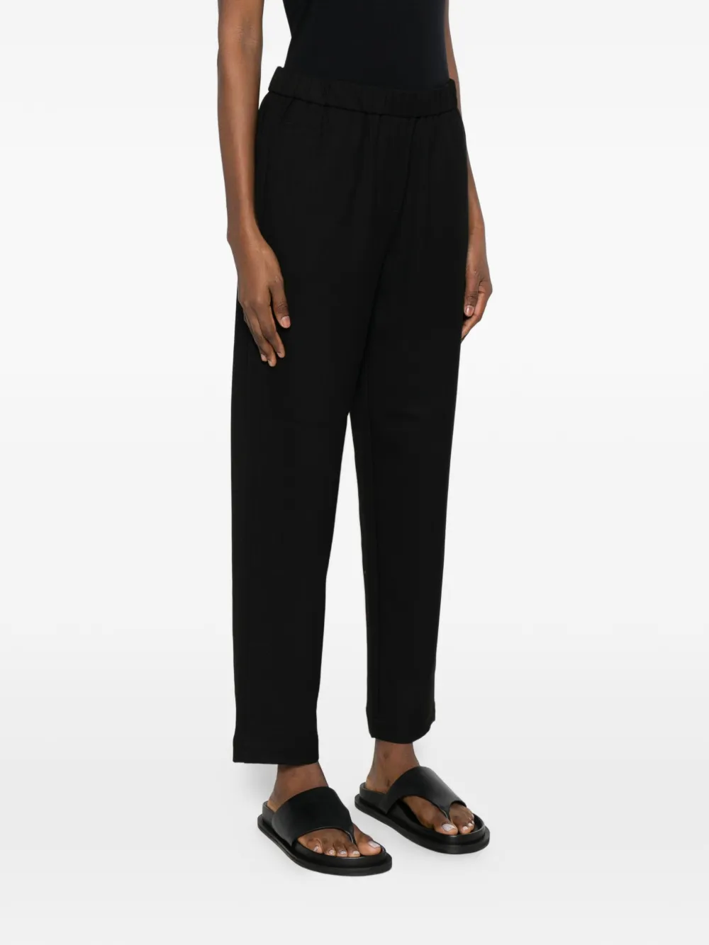 Marc O'Polo Trainingsbroek met elastische tailleband Zwart