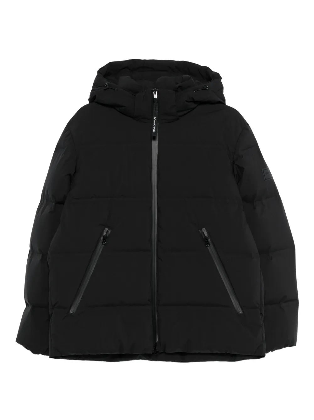 Marc O'Polo hooded zip jacket | Black | Image 1