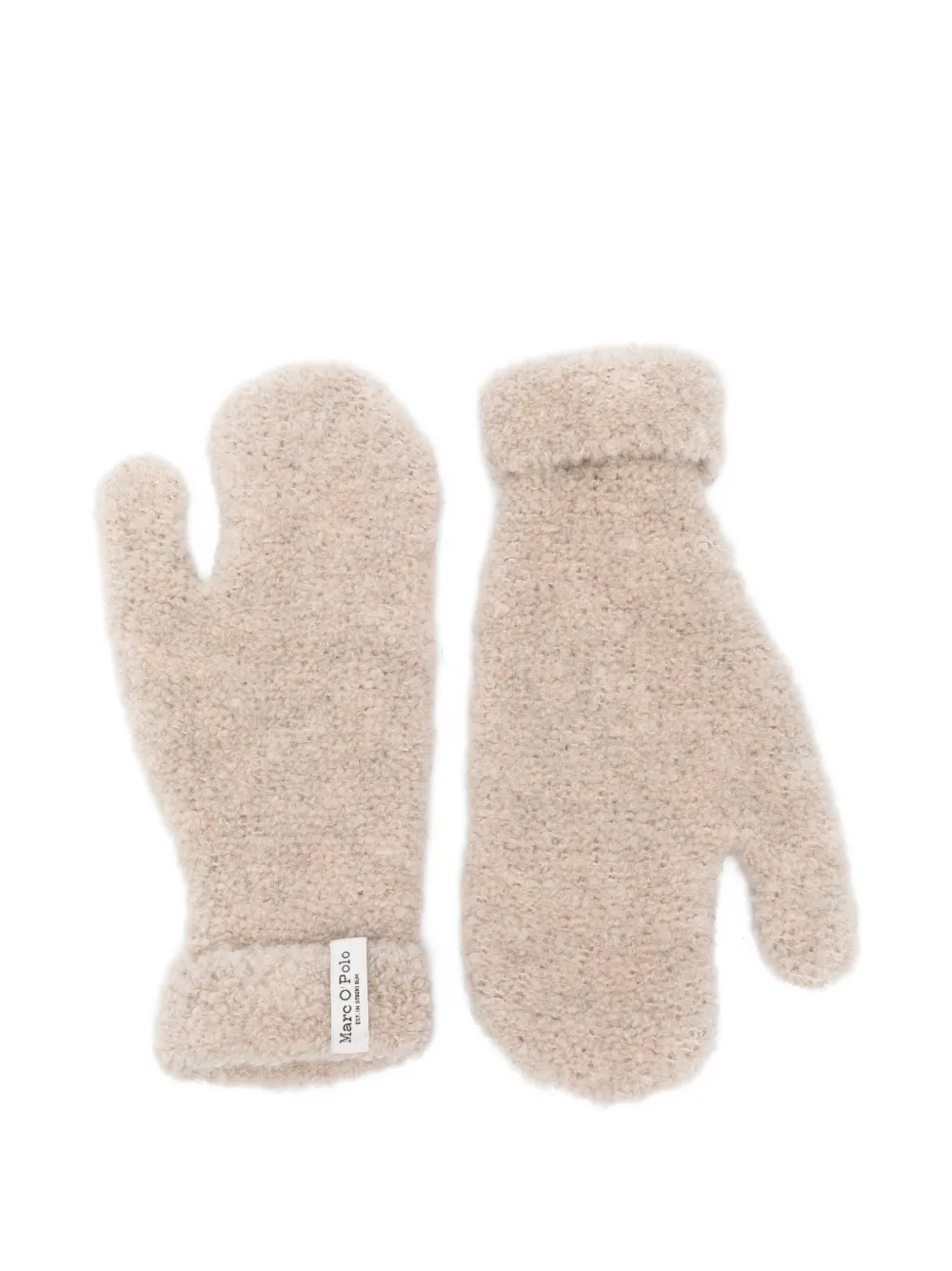 Marc O'Polo turn-up-cuffs mittens | Neutrals | Image 1