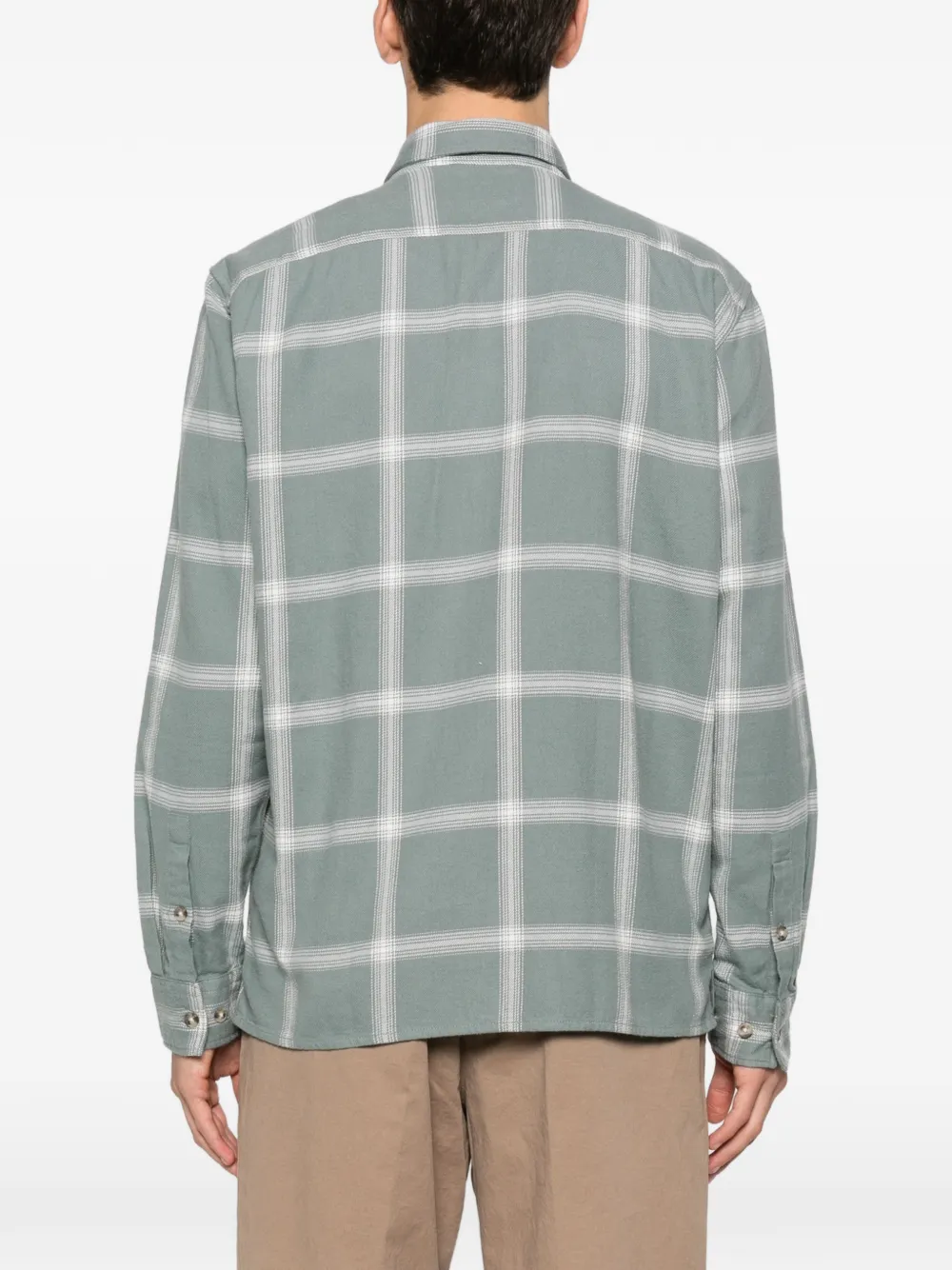 Marc O'polo Check-pattern Shirt In Blue
