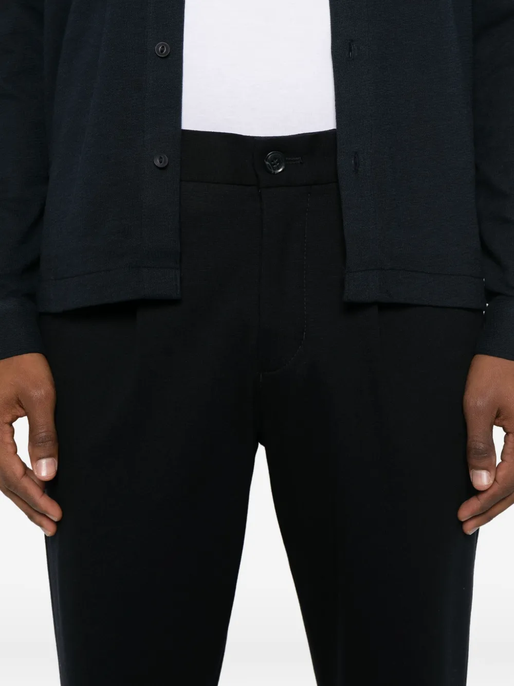 Marc O'polo Morot Pleated Trousers In Black