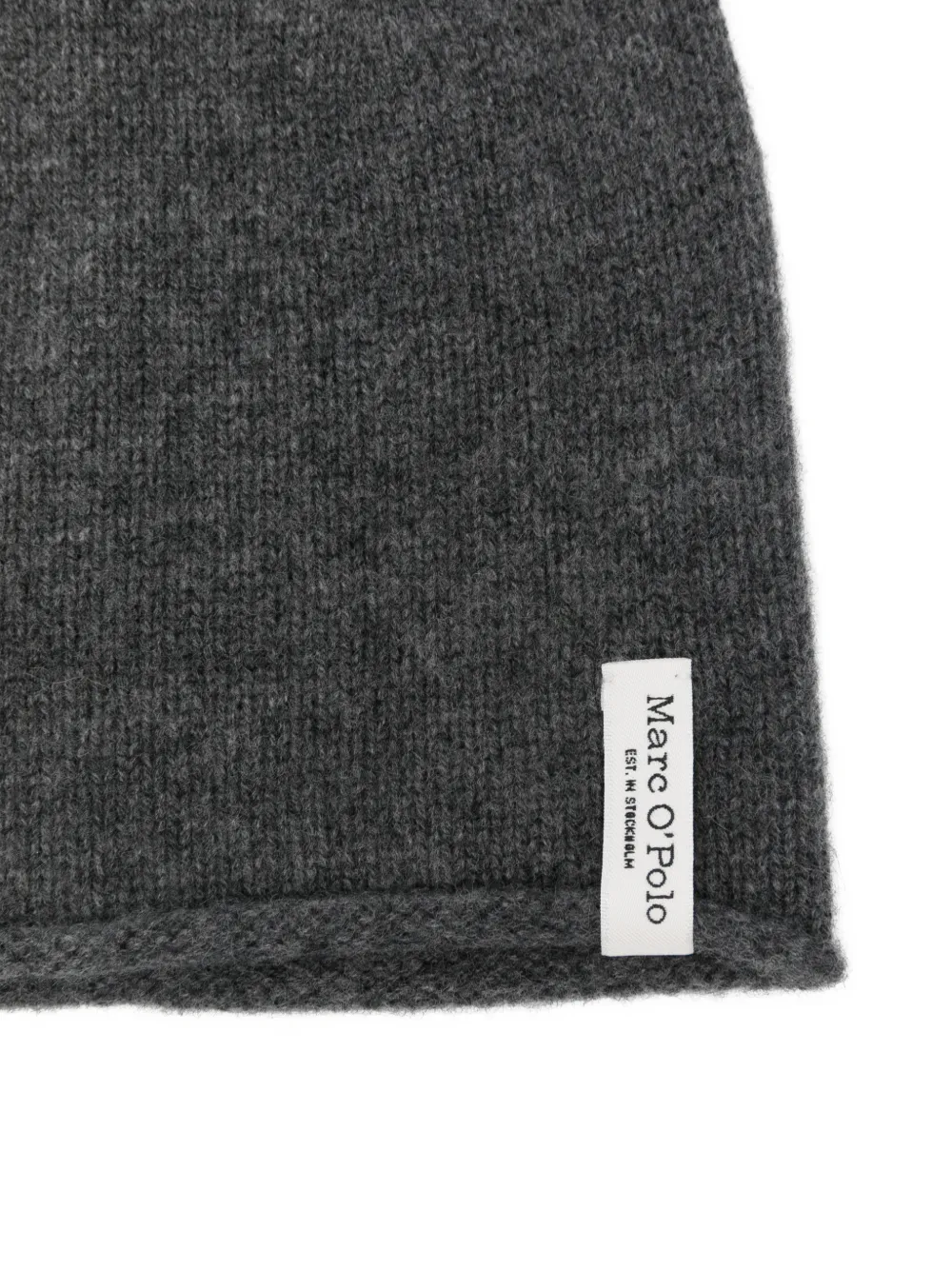 Marc O'polo Ribbed Beanie Hat In Gray