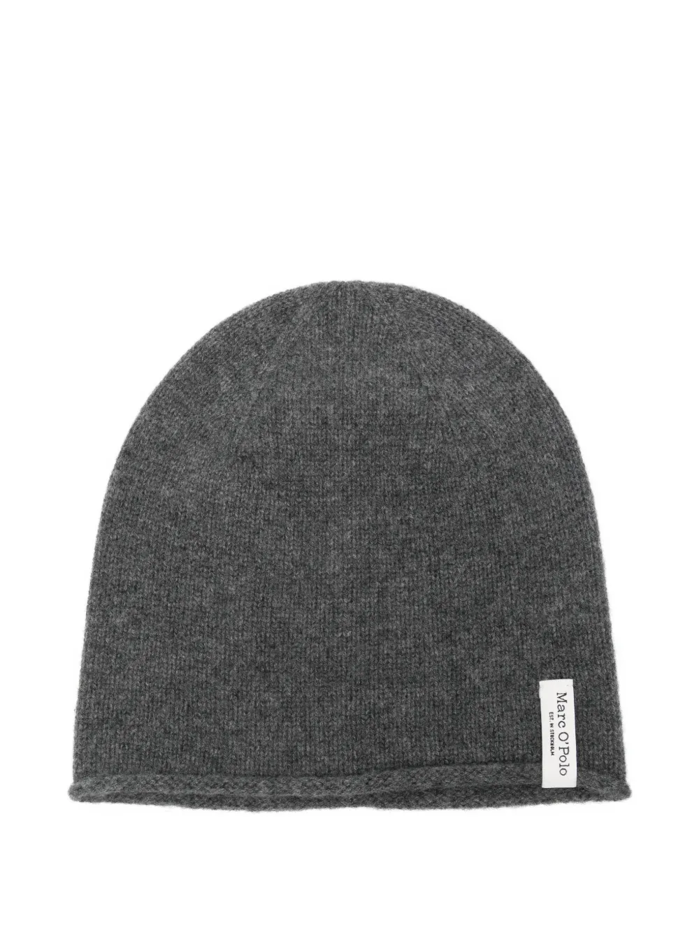 Marc O'polo Ribbed Beanie Hat In Gray