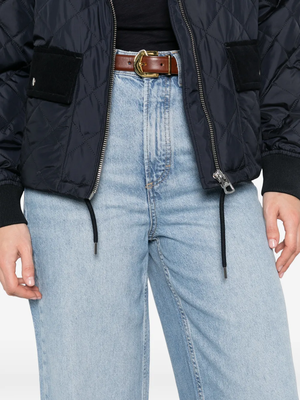 Marc O'Polo Jeans met wijde pijpen Blauw