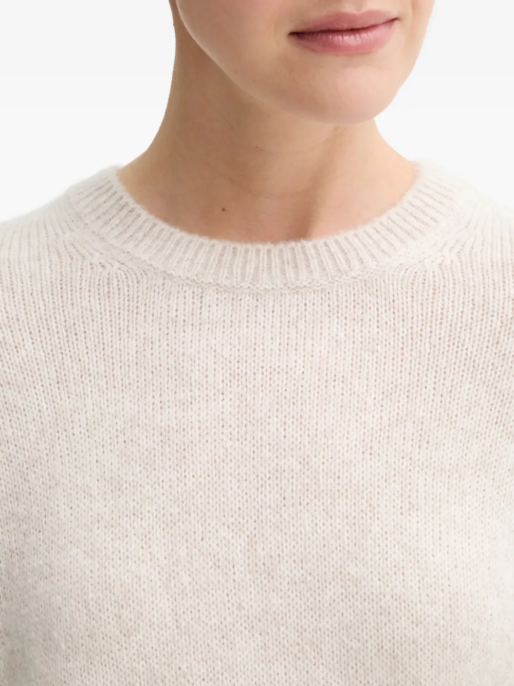 Marc O'Polo Trui met ronde hals Beige