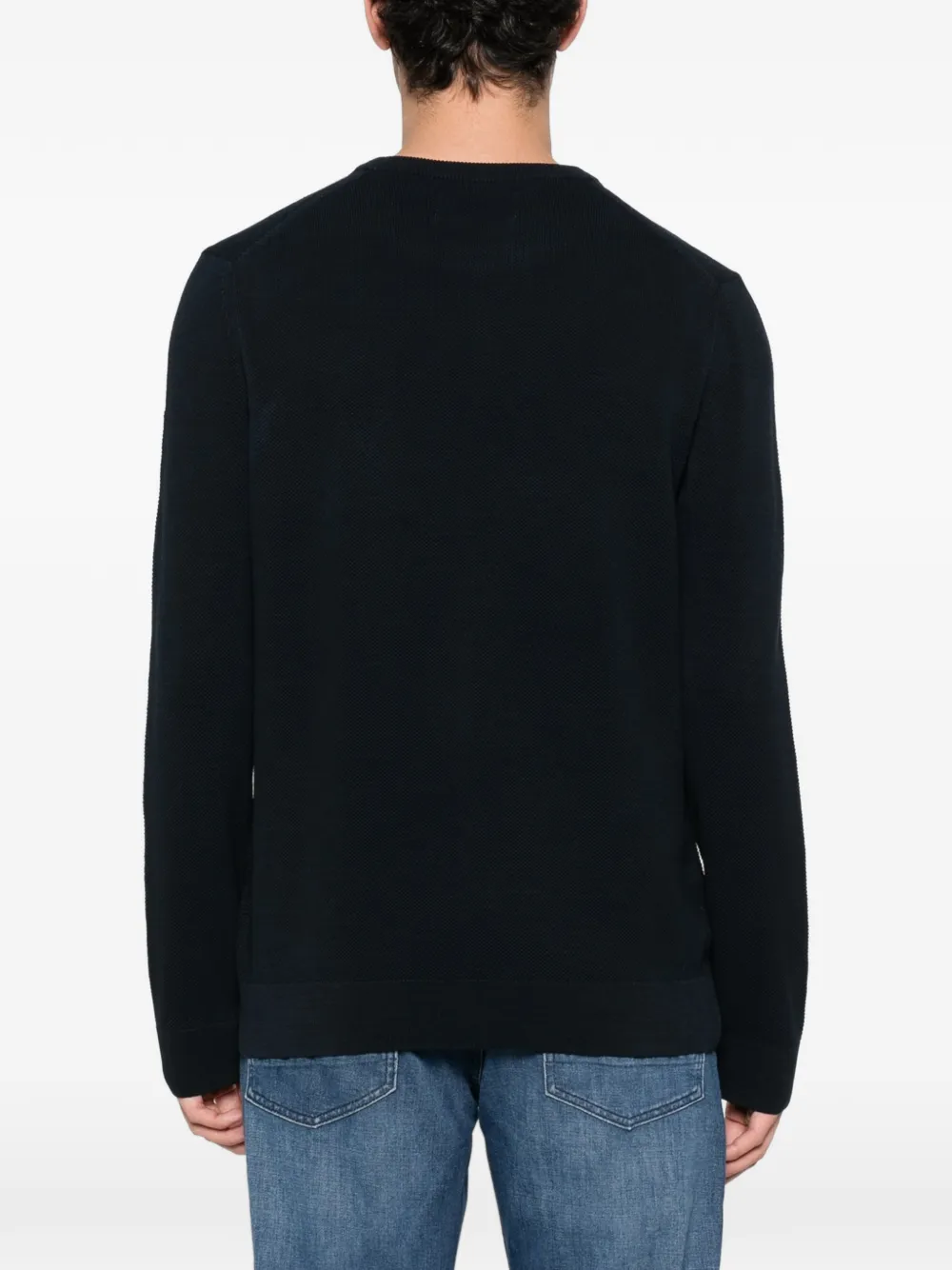 Marc O'Polo Trui met ronde hals Blauw