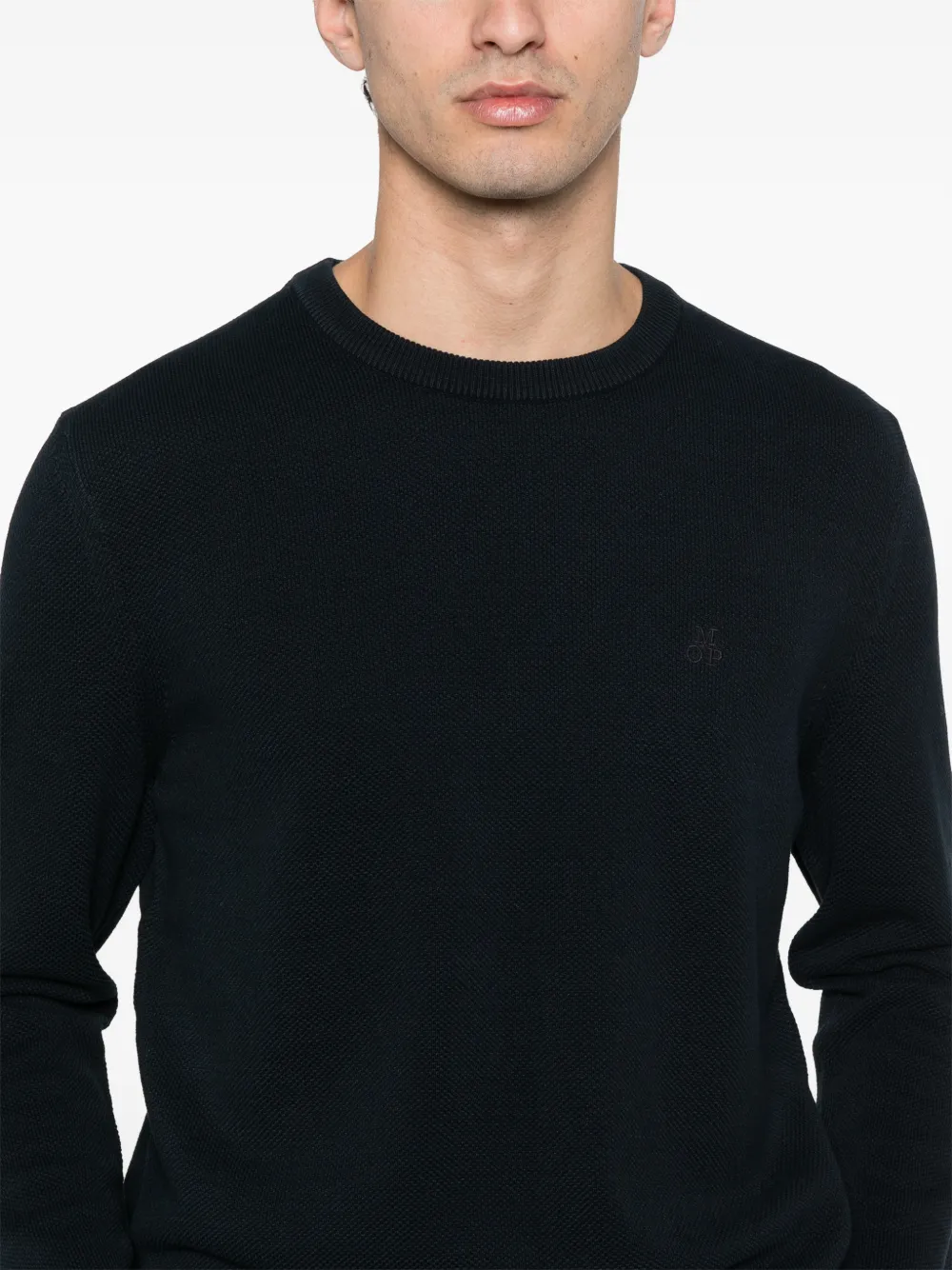 Marc O'Polo Trui met ronde hals Blauw
