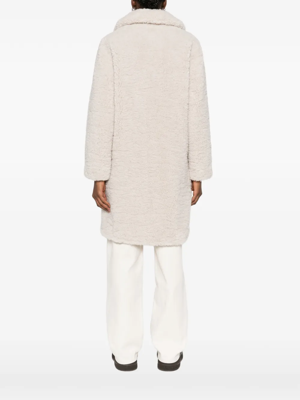 Marc O'polo Button Coat In Neutral
