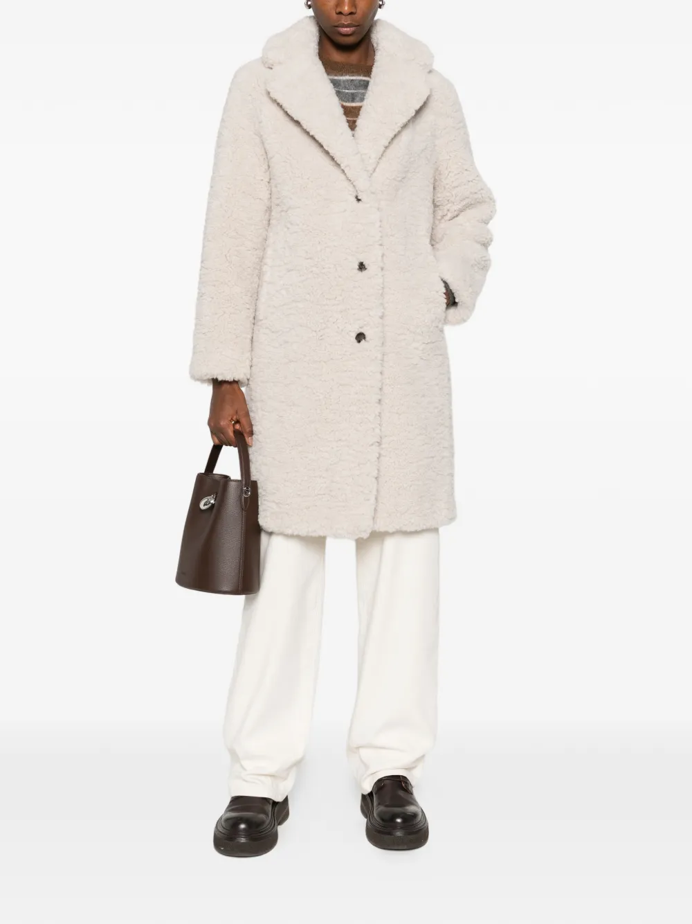 Marc O'Polo button coat | Single Breasted Coats | Image 2