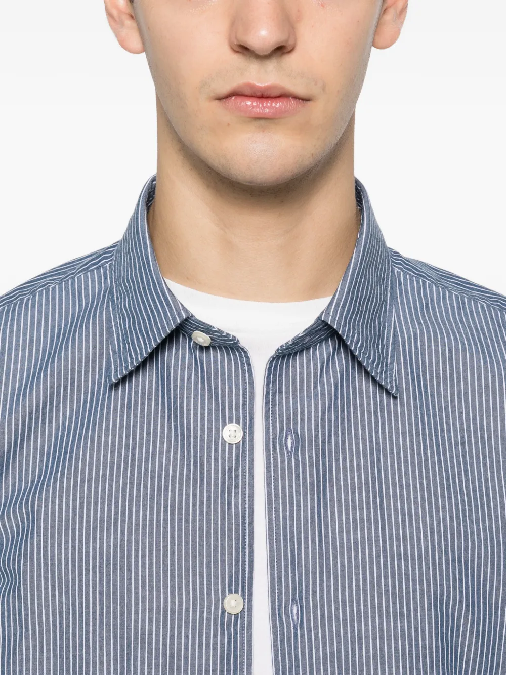 Marc O'Polo Gestreept overhemd Blauw
