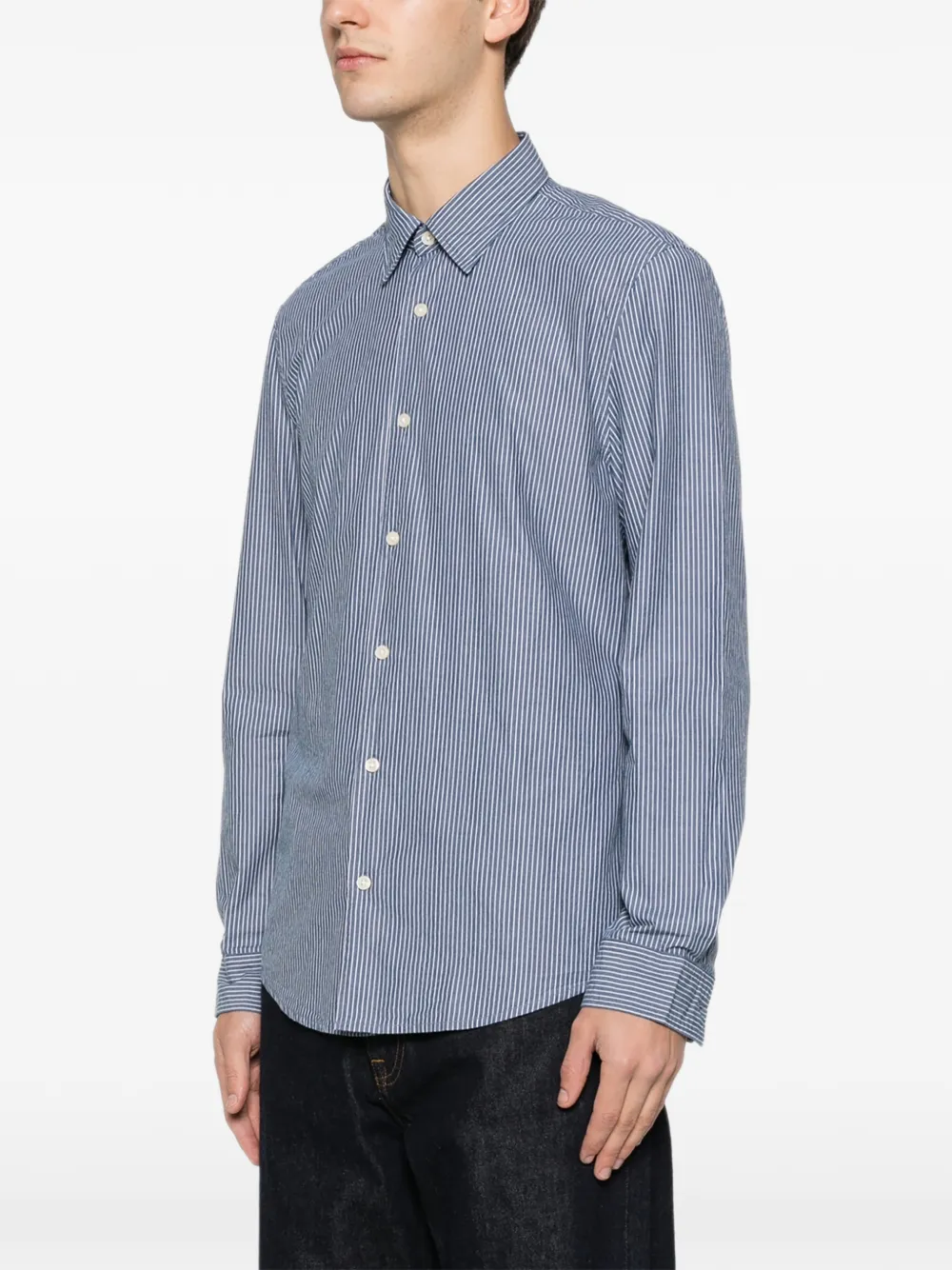 Marc O'Polo Gestreept overhemd Blauw