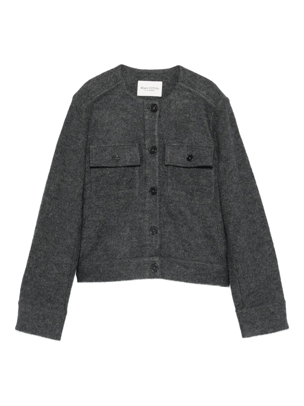 Marc O'polo Button-up Jacket In Gray