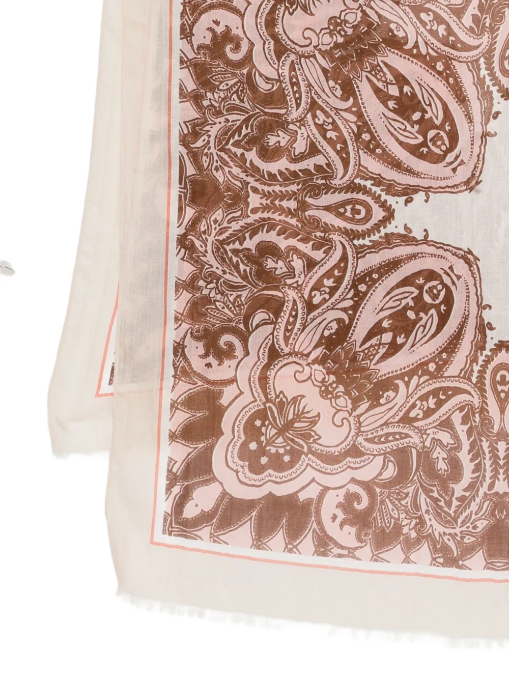 Marc O'polo Paisley-pattern Scarf In Neutral