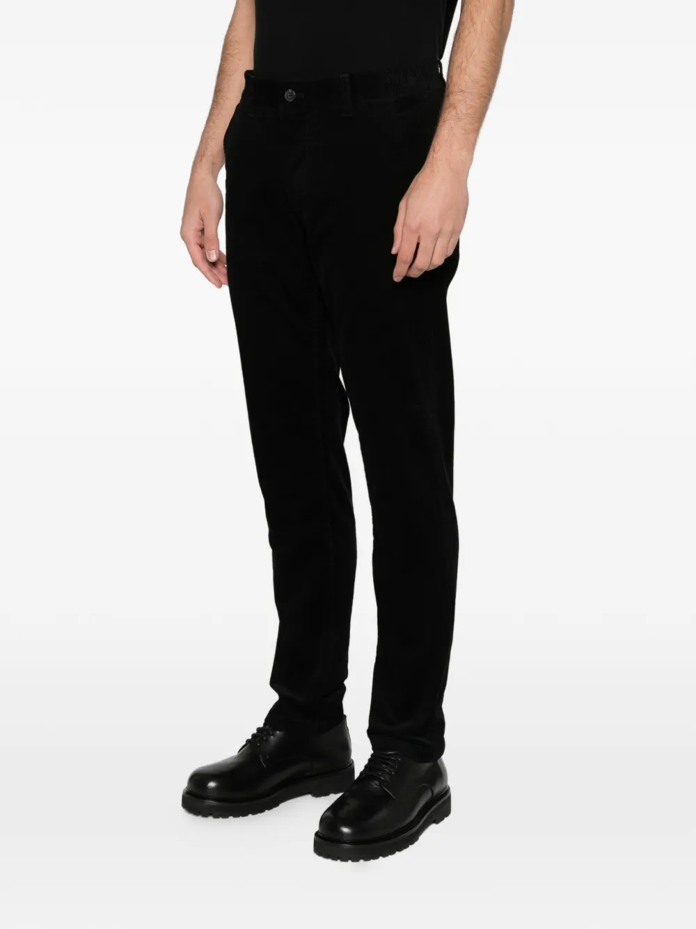 Marc O'Polo Ribfluwelen broek Zwart