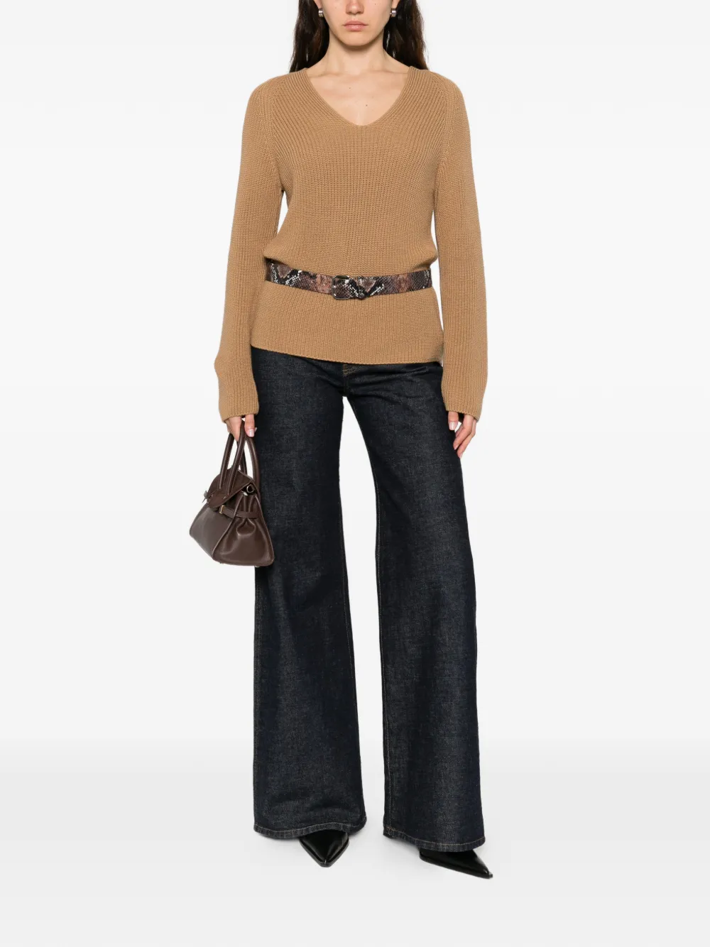 Marc O'Polo V-neck knitted sweater | Knitted Sweaters | Image 2
