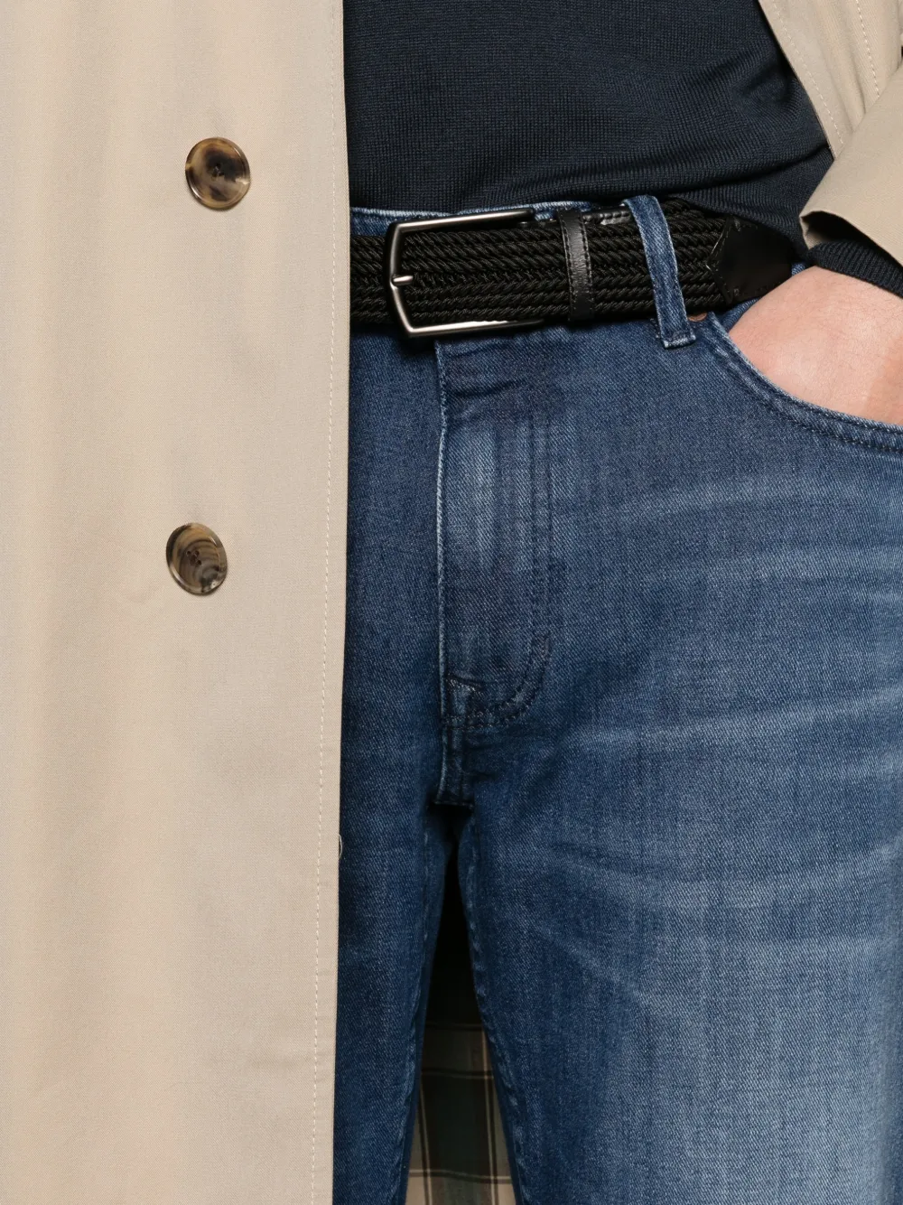 Marc O'Polo Jeans met vijf zakken Blauw